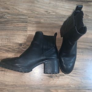 Zara Black Booties